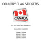 CF04 Canada Country Flag Sticker 300mm x 285mm