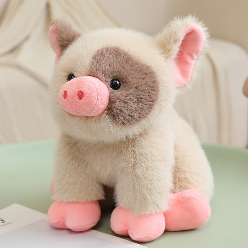 Cute and Adorable Little Pig Plush Toy, Soft Stuffed Animal Pig Doll, Comforting Sleep Companion for Kids Birthday Gift