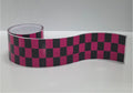 CFS09 Chequered Flag Pink & Black Tape 1220mm x 30mm x 2Pcs Racer Lambretto