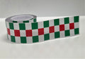 CFS10 Chequered Flag Italian Tape 1220mm x 30mm x 2Pcs Racer Lambretto