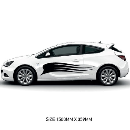 CSG05 Car Side Graphics X 2  Universal Will Fit Any Car or Van