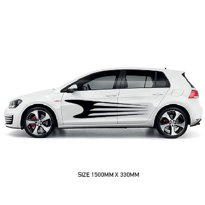 CSG06 Car Side Graphics X 2  Universal Will Fit Any Car or Van