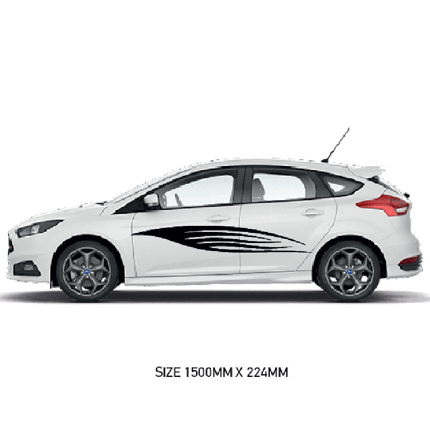 CSG07 Car Side Graphics X 2  Universal Will Fit Any Car or Van