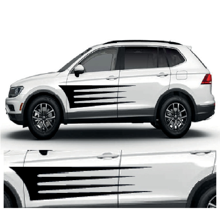 CSG09 Car Side Graphics 2 x 1500mm x 244mm Universal Will Fit Any Car or Van