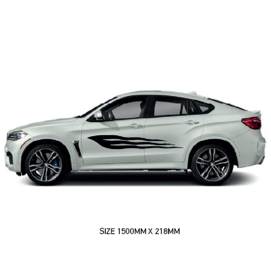CSG10 Car Side Graphics X 2  Universal Will Fit Any Car or Van
