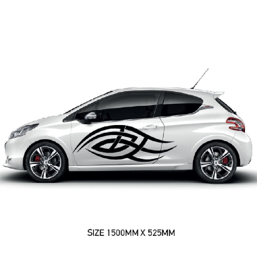 CSG01-50 Car Side Graphics X 2  Universal Will Fit Any Car or Van