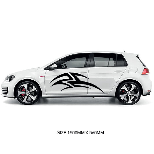 CSG16 Car Side Graphics X 2  Universal Will Fit Any Car or Van