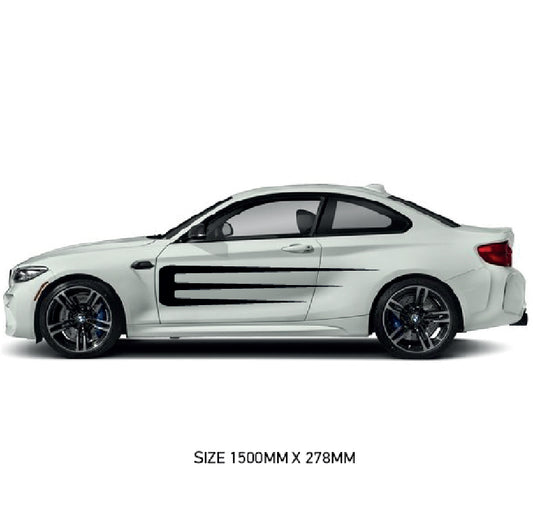 CSG18 Car Side Graphics X 2  Universal Will Fit Any Car or Van