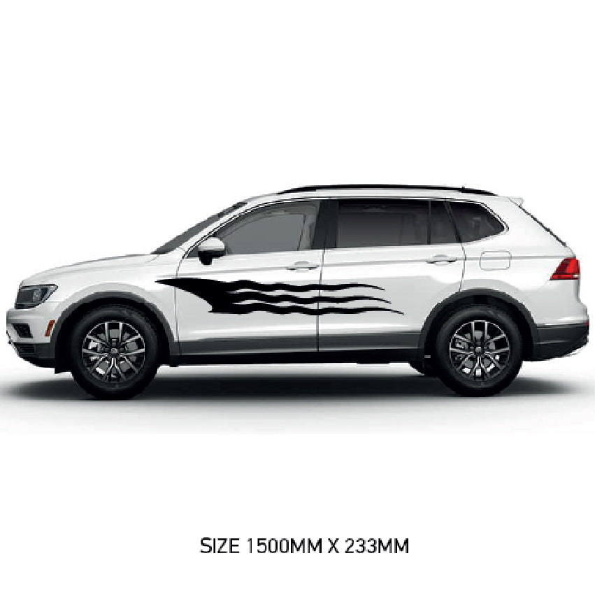 CSG19 Car Side Graphics X 2  Universal Will Fit Any Car or Van