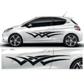 CSG22 Car Side Graphics 2 x 1500mm x 241mm Universal Will Fit Any Car or Van