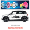 CSG24 Car Side Graphics X 2  Universal Will Fit Any Car or Van