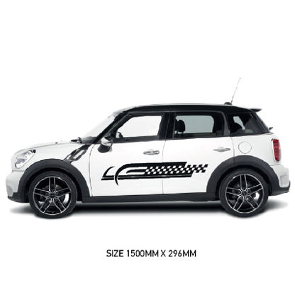 CSG24 Car Side Graphics X 2  Universal Will Fit Any Car or Van