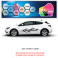 CSG25 Car Side Graphics X 2  Universal Will Fit Any Car or Van