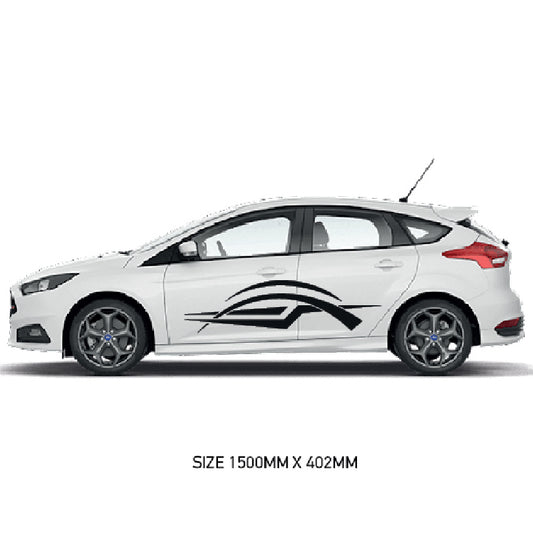 CSG27 Car Side Graphics X 2  Universal Will Fit Any Car or Van
