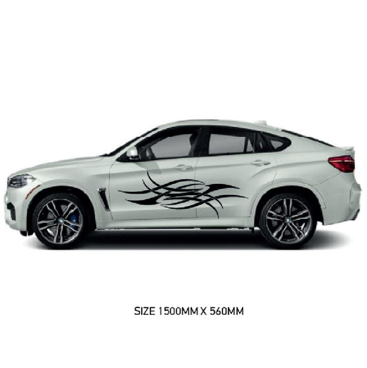 CSG30 Car Side Graphics X 2  Universal Will Fit Any Car or Van