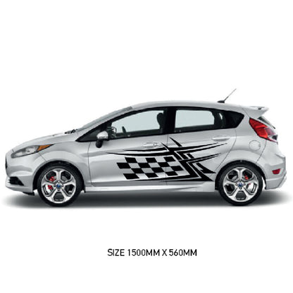 CSG31 Car Side Graphics X 2  Universal Will Fit Any Car or Van