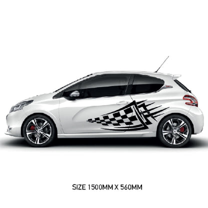 CSG32 Car Side Graphics X 2  Universal Will Fit Any Car or Van