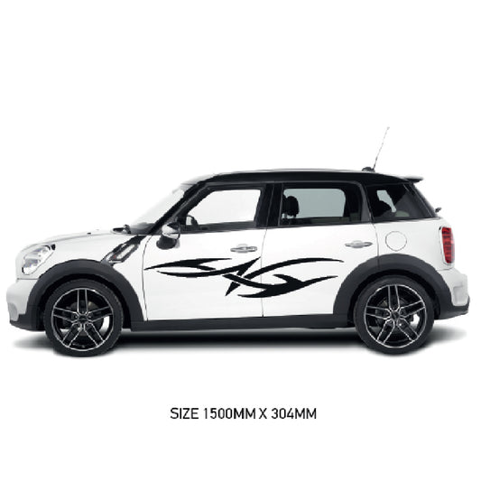 CSG34 Car Side Graphics X 2  Universal Will Fit Any Car or Van