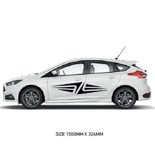 CSG37 Car Side Graphics X 2  Universal Will Fit Any Car or Van
