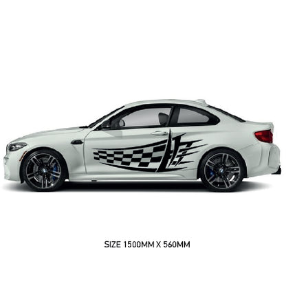 CSG38 Car Side Graphics X 2  Universal Will Fit Any Car or Van