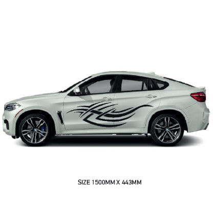 CSG40 Car Side Graphics X 2  Universal Will Fit Any Car or Van