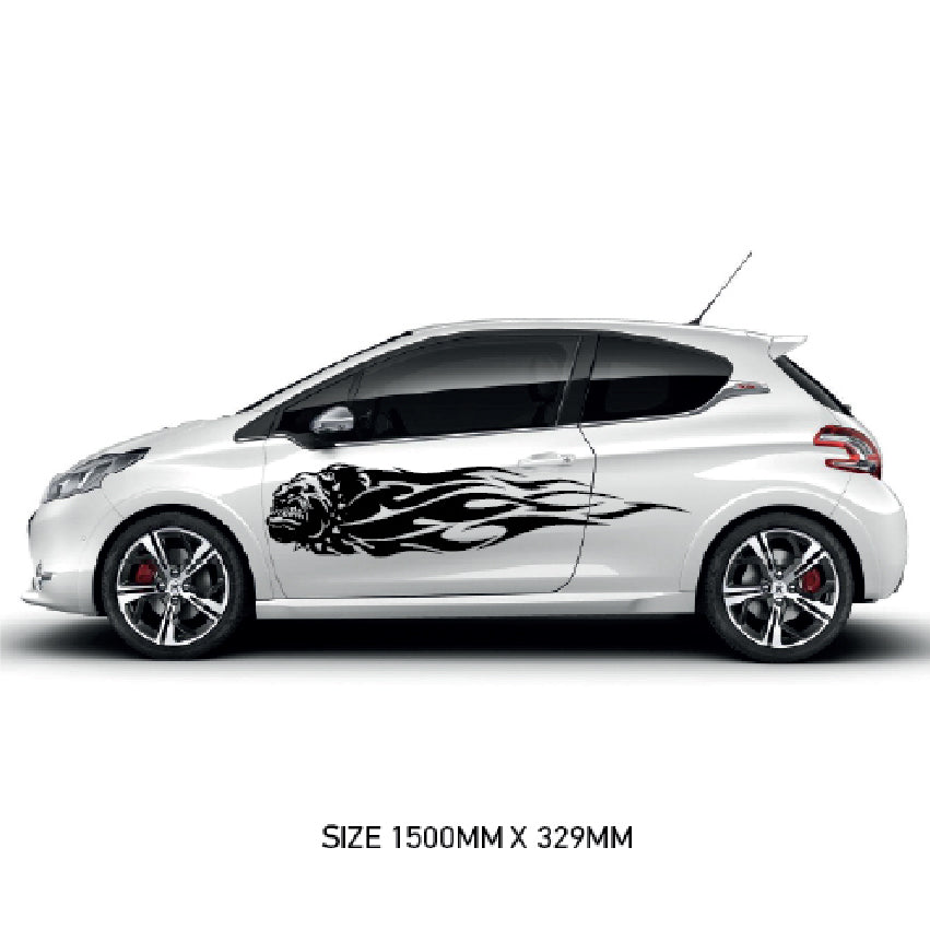 CSG42 Car Side Graphics X 2  Universal Will Fit Any Car or Van