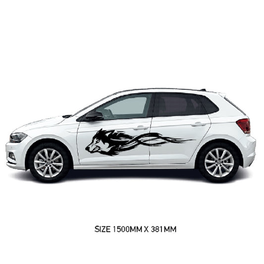 CSG43 Car Side Graphics X 2  Universal Will Fit Any Car or Van