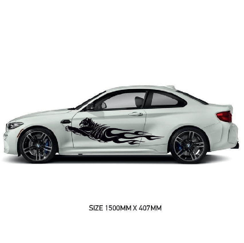 CSG48 Car Side Graphics X 2  Universal Will Fit Any Car or Van