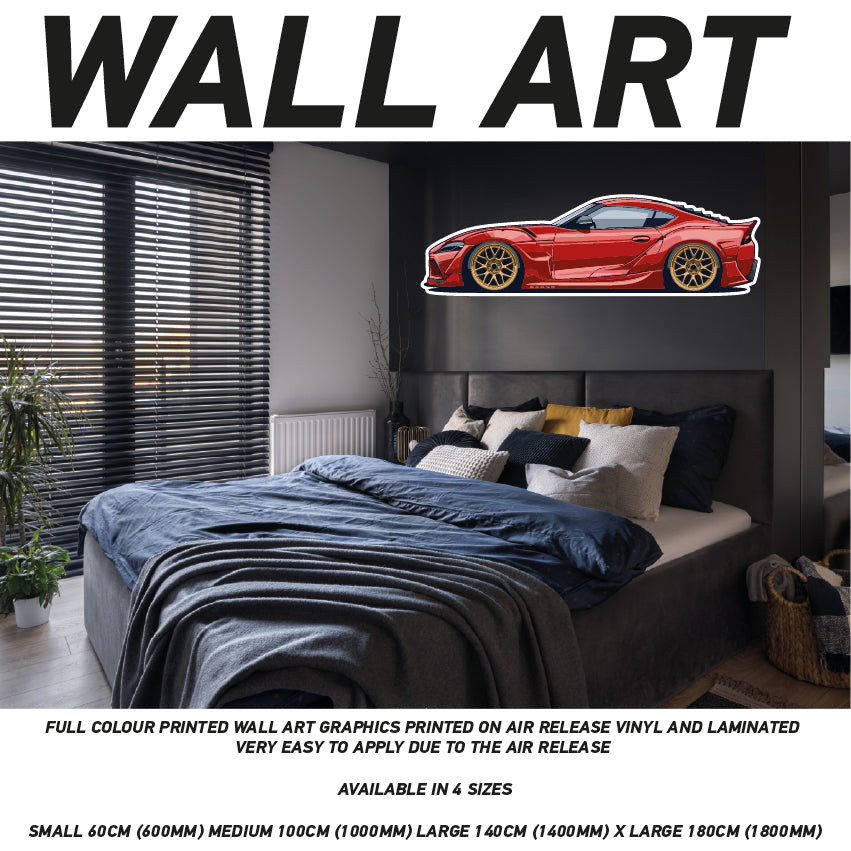 CIW01-62 3D Supercar Mural Sticker Poster Various Designs Available