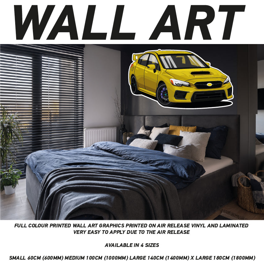 CIW01-62 3D Supercar Mural Sticker Poster Various Designs Available