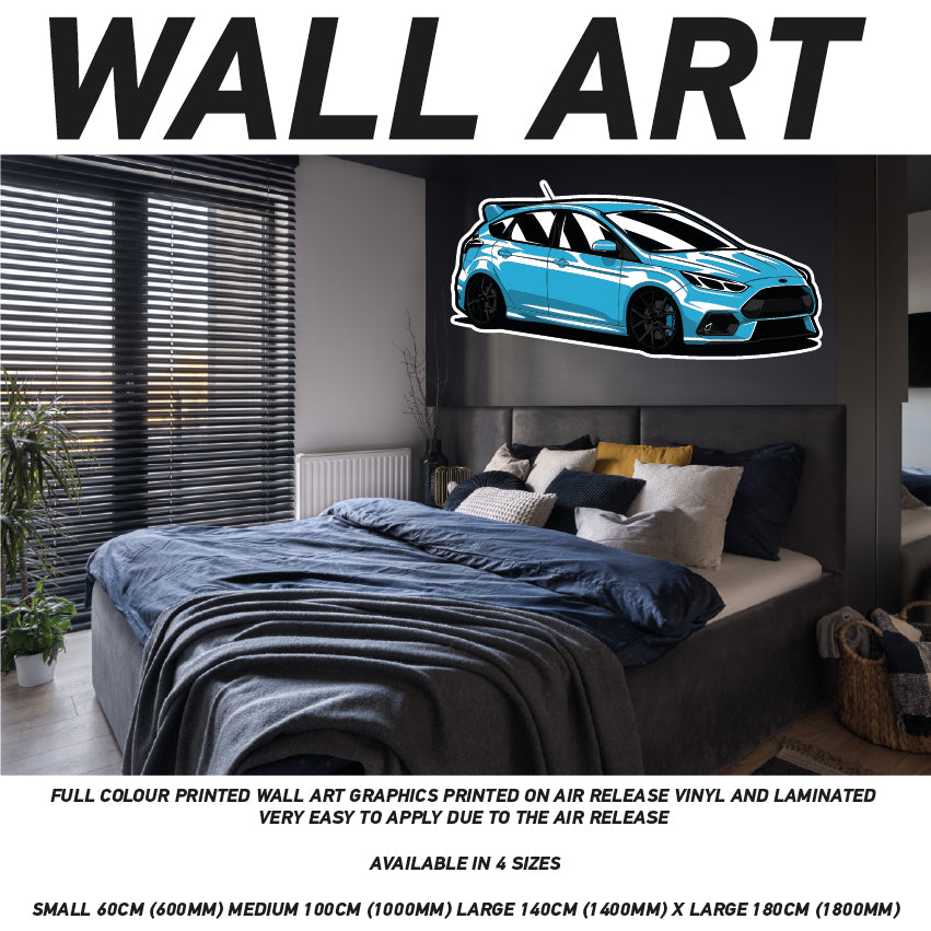CIW01-62 3D Supercar Mural Sticker Poster Various Designs Available