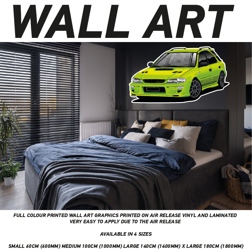 CIW01-62 3D Supercar Mural Sticker Poster Various Designs Available