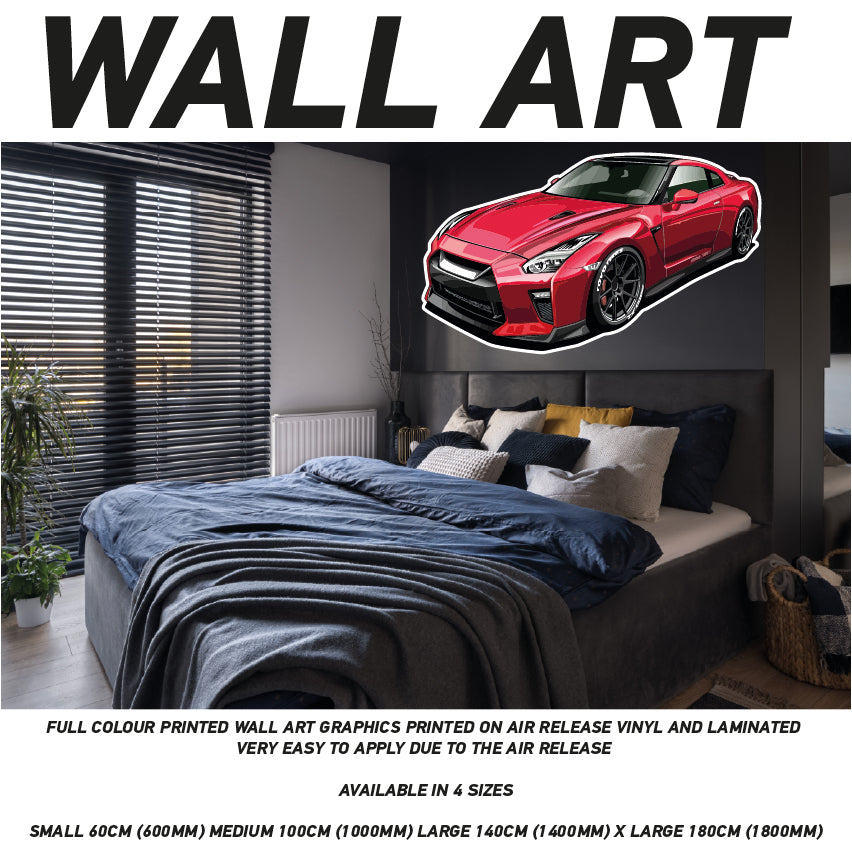 CIW01-62 3D Supercar Mural Sticker Poster Various Designs Available