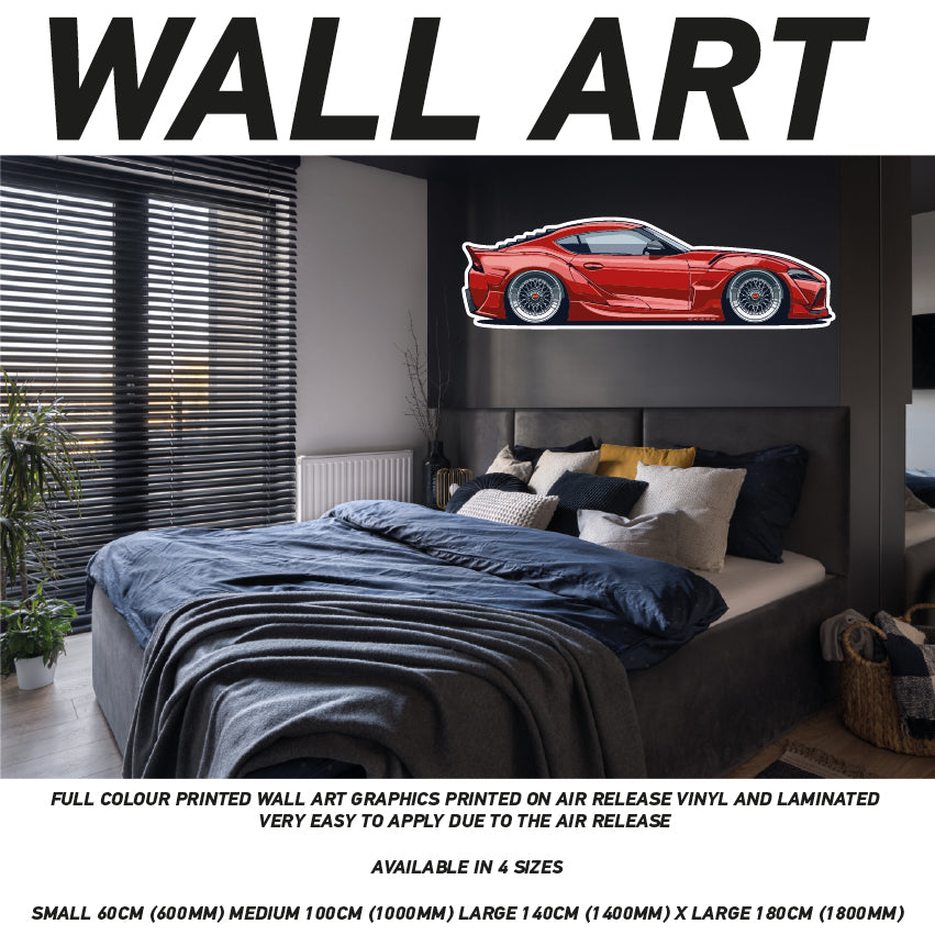 CIW01-62 3D Supercar Mural Sticker Poster Various Designs Available