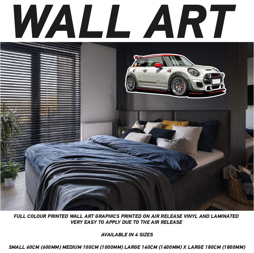 CIW01-62 3D Supercar Mural Sticker Poster Various Designs Available