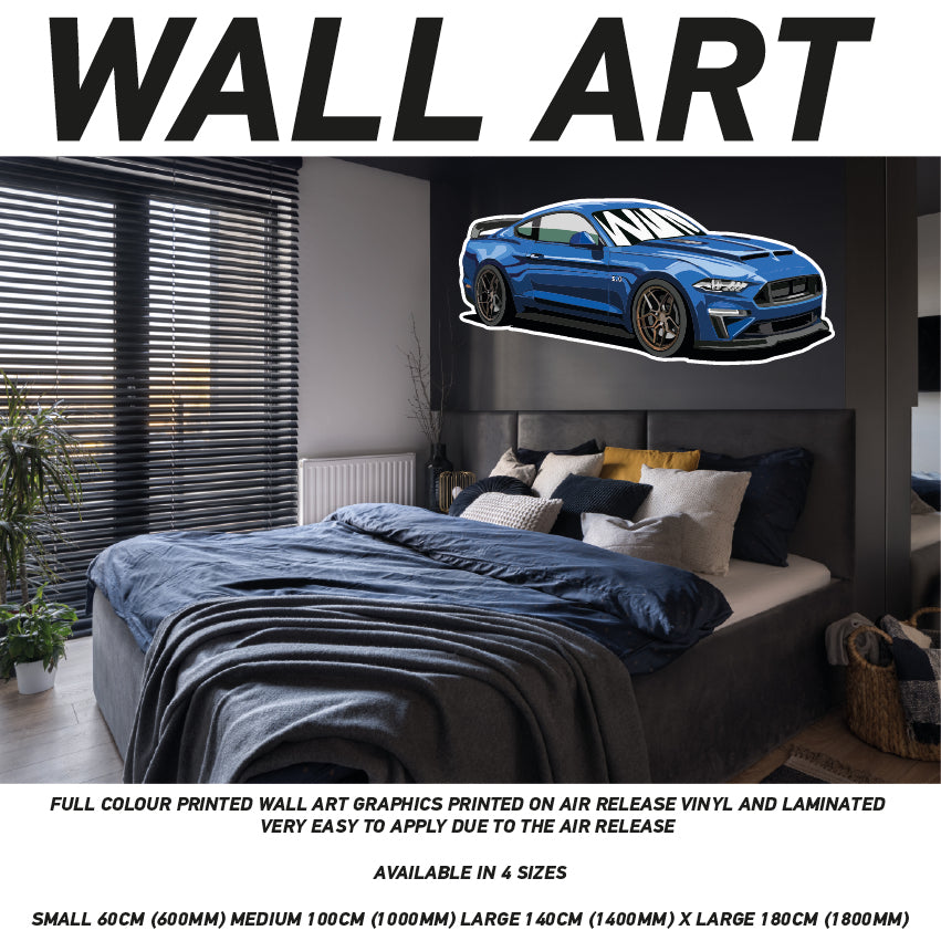 CIW01-62 3D Supercar Mural Sticker Poster Various Designs Available