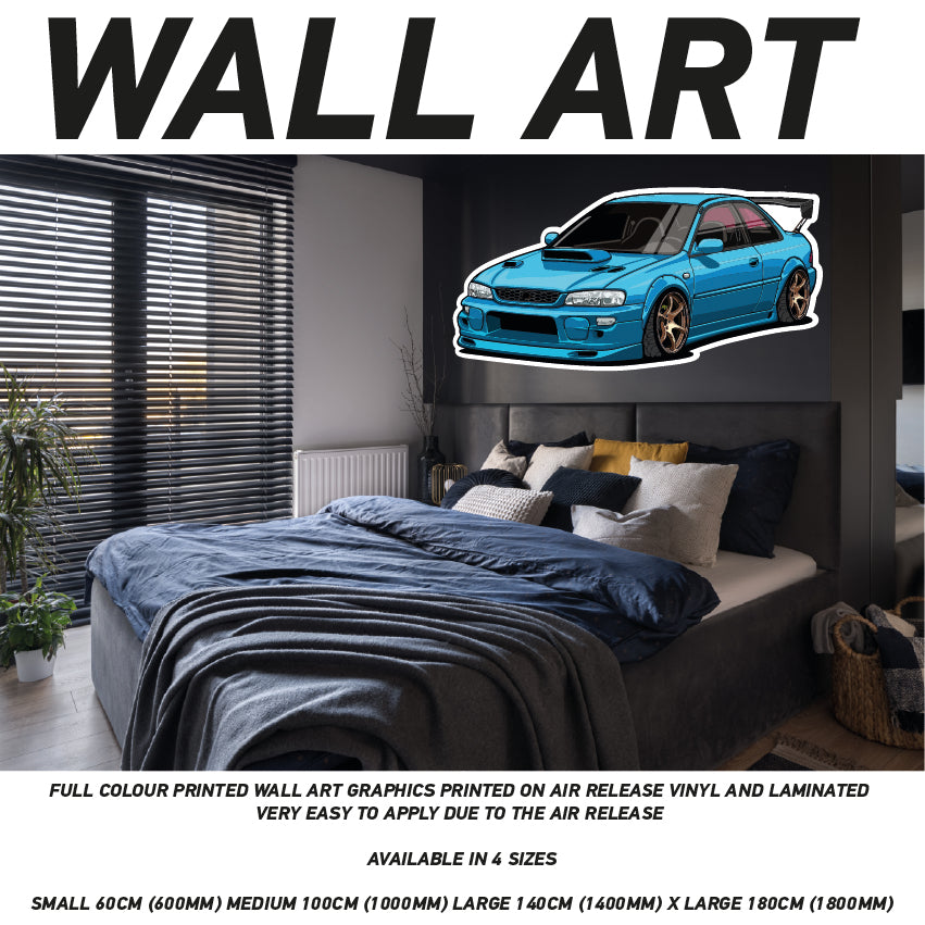 CIW01-62 3D Supercar Mural Sticker Poster Various Designs Available