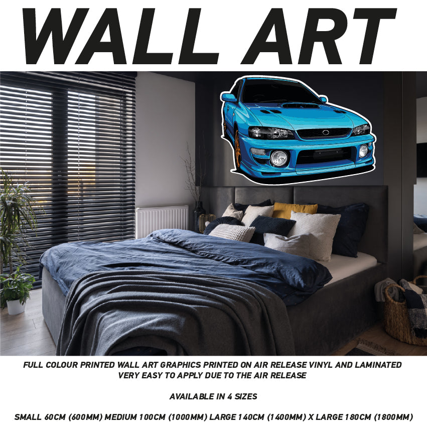 CIW01-62 3D Supercar Mural Sticker Poster Various Designs Available