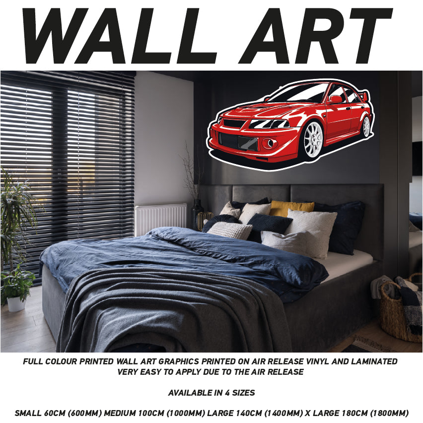 CIW01-62 3D Supercar Mural Sticker Poster Various Designs Available