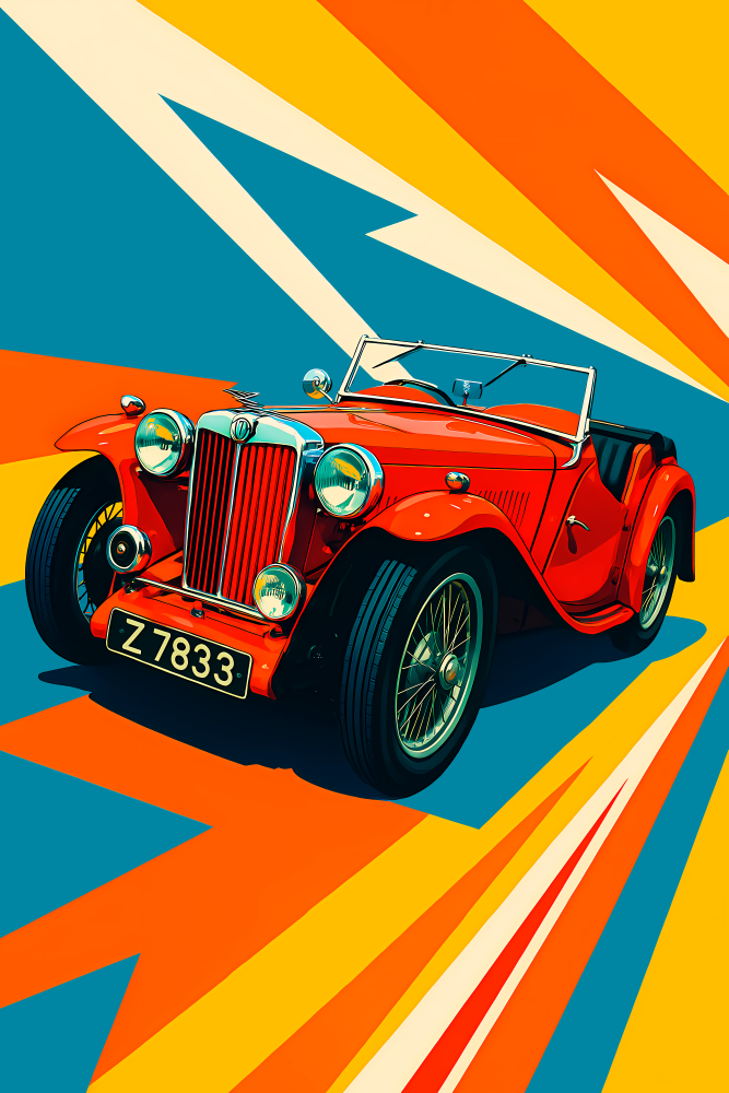 CP10 Car Racing Poster Printed | Premium Waterproof & Tear Resistant Full Colour Posters