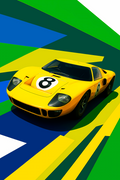 CP01 Car Racing Poster Printed | Premium Waterproof & Tear Resistant Full Colour Posters