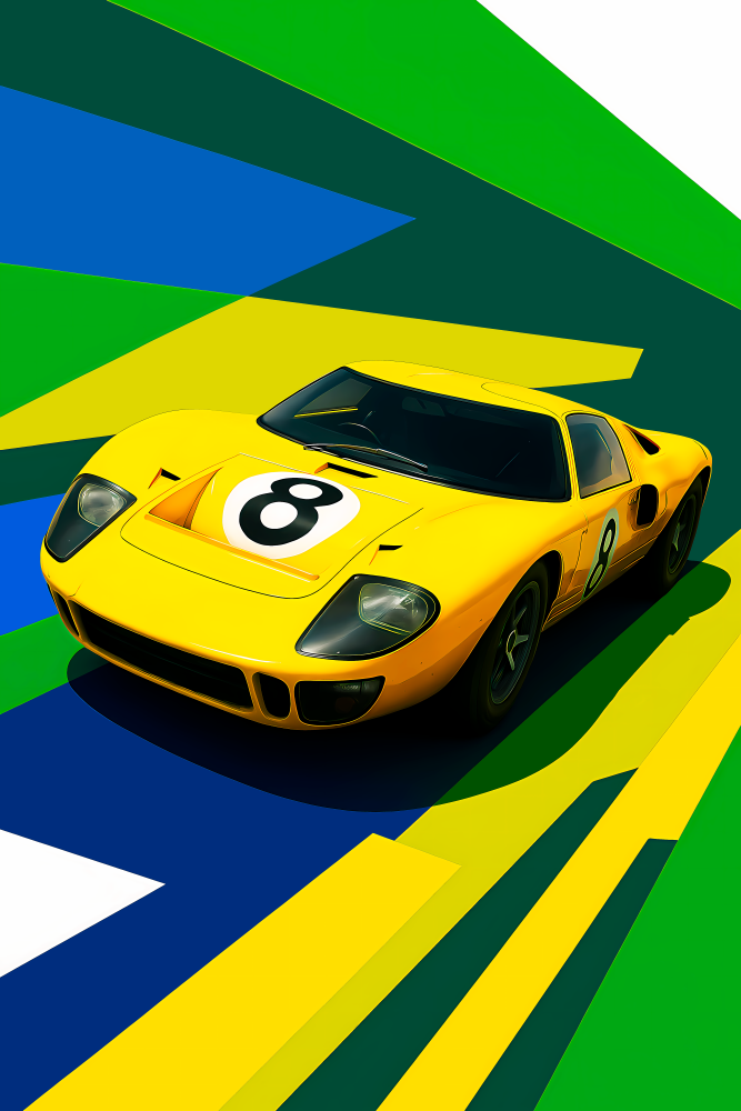 CP01 Car Racing Poster Printed | Premium Waterproof & Tear Resistant Full Colour Posters