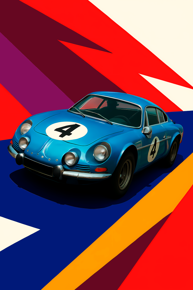CP02 Car Racing Poster Printed | Premium Waterproof & Tear Resistant Full Colour Posters