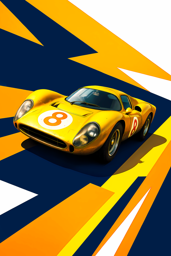 CP04 Car Racing Poster Printed | Premium Waterproof & Tear Resistant Full Colour Posters
