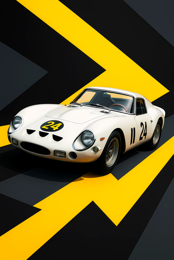 CP06 Car Racing Poster Printed | Premium Waterproof & Tear Resistant Full Colour Posters