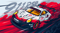 CP11 Car Racing Poster Printed | Premium Waterproof & Tear Resistant Full Colour Posters