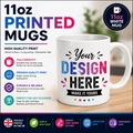 CPM02 Personalised 11oz Printed Mug – Custom Photo, Logo or Text Mug