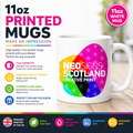 CPM04 Personalised 11oz Printed Mug – Custom Photo, Logo or Text Mug