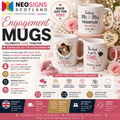 CPM07 Personalised Engagement Mug Cute Couple Keepsake Gift for Newly Engaged Couples
