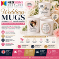 CPM08 Personalised Wedding Mug – Custom Bride & Groom Keepsake Gift